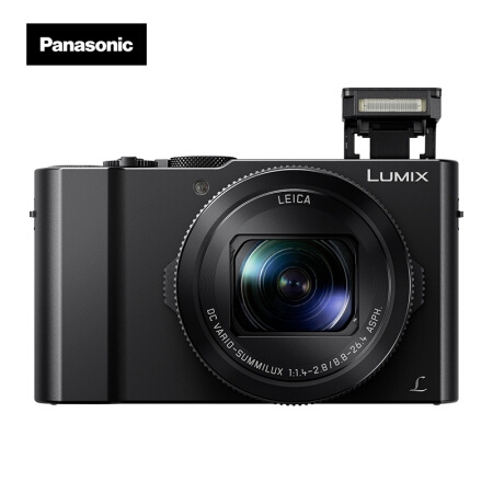 松下（Panasonic）LX10 1英寸大底数码相机/卡片机 徕卡镜头 大光圈 颜色黑卡片机 触摸屏 vlog相机